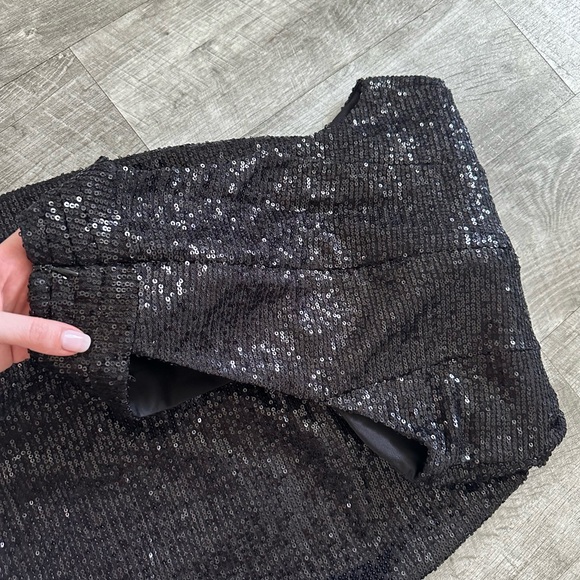 NWT Rachel Roy Sequined Cross Neck Party Cocktail MIDI Dress Size XS - Picture 10 of 11